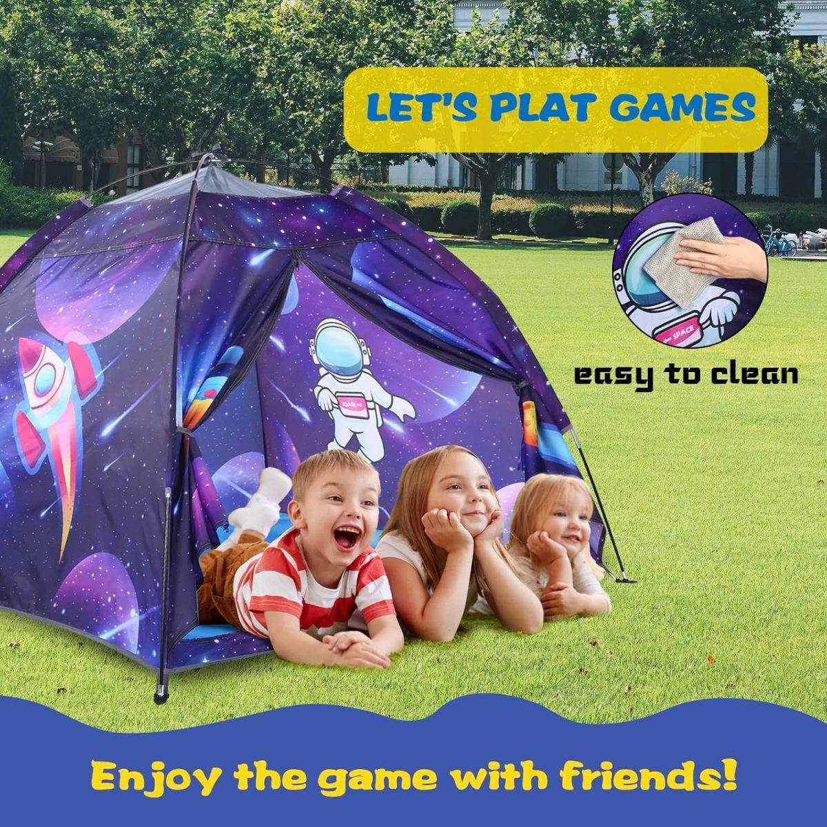 Undersea World Kids Play Tent Undersea World Tent for Kids, Kids Play Tent Foldable Pop Up Kids Tent Indoor Outdoor Party Undersea World Playhouse Tent Toy for Boys Girls-47 * 47 * 41 (Blue)