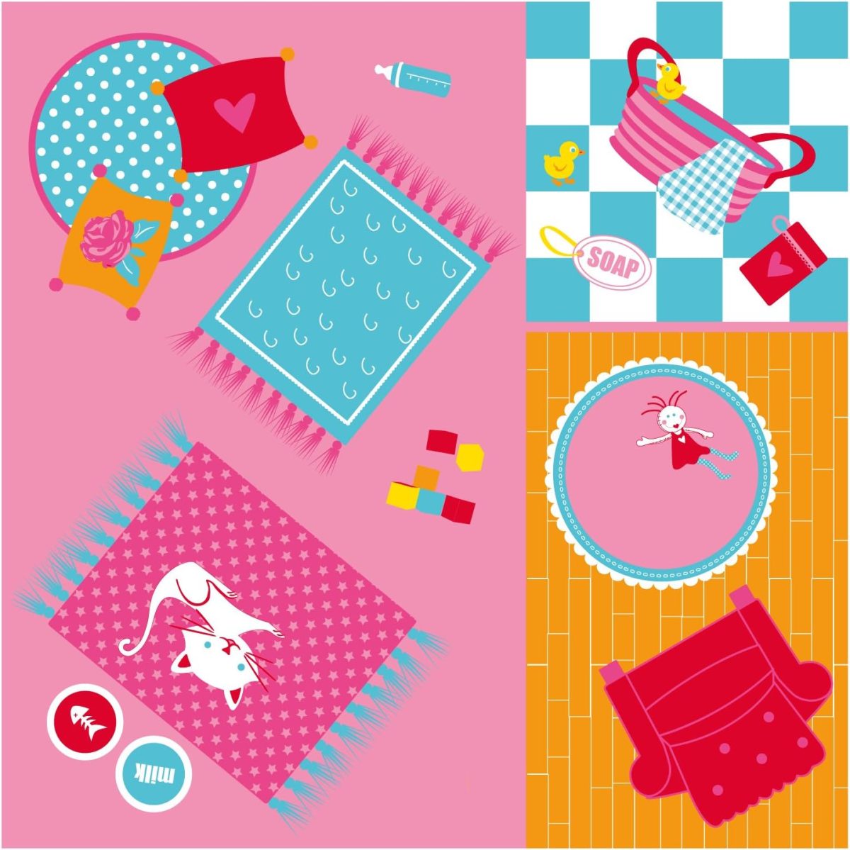 Pit Stop Tent with Race Mat Playhouse, Front & Back Doors, Spacious Interior, Pretend Play, Toddlers & Kids Ages 3+