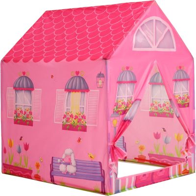 Unicorn Play Tent Kids Tent Girls & Boys, Princess Castle Tent Pretend Playhouse for Children Indoor and Outdoor Fun, Foldable Playhouse Toy Gift