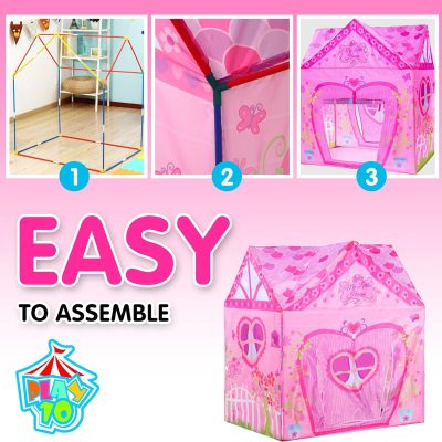 Unicorn Play Tent Kids Tent Girls & Boys, Princess Castle Tent Pretend Playhouse for Children Indoor and Outdoor Fun, Foldable Playhouse Toy Gift