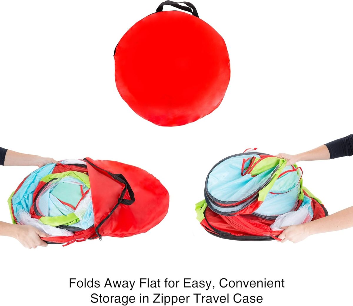 81tO2F3uqzL._AC_SL1500 Kids Tent, Cube, and Tunnel- Pop Up Girls and Boys Playhouse Hut for Indoor/Outdoor, Colorful Playroom Toy- Foldable with Carrying Bag