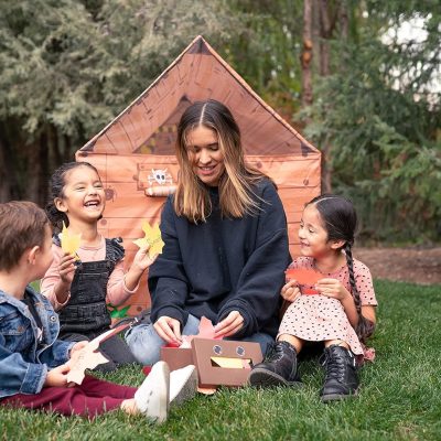 CHILDRENS INDOOR CLUB HOUSE PLAY TENT