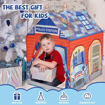 Unicorn Play Tent Kids Tent Girls & Boys, Princess Castle Tent Pretend Playhouse for Children Indoor and Outdoor Fun, Foldable Playhouse Toy Gift