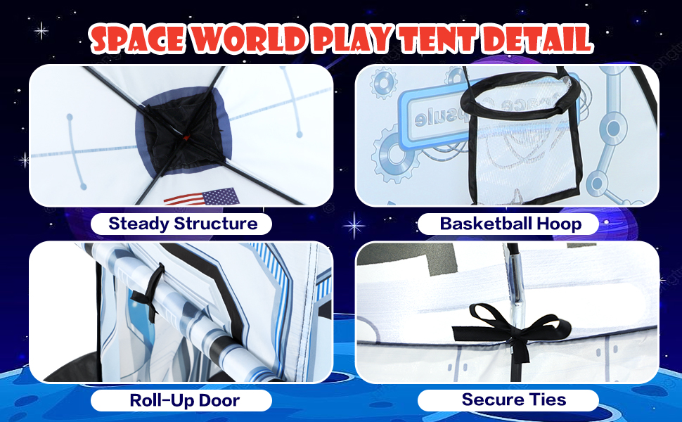 3PC Tent with Roar Button and Projection Flashlight 02